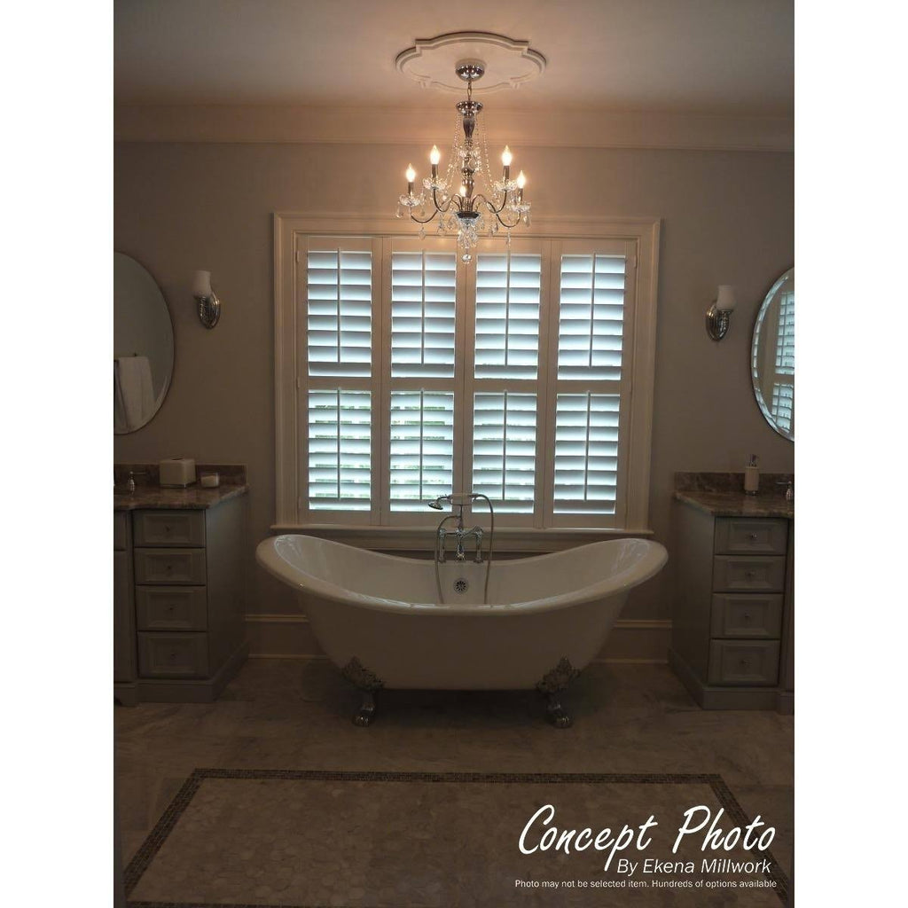 Hand-Painted Cloud Burst Crackle Ceiling Medallion E158599