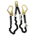 Double Leg Flex Lanyard with 2 Rebar Hooks B5737