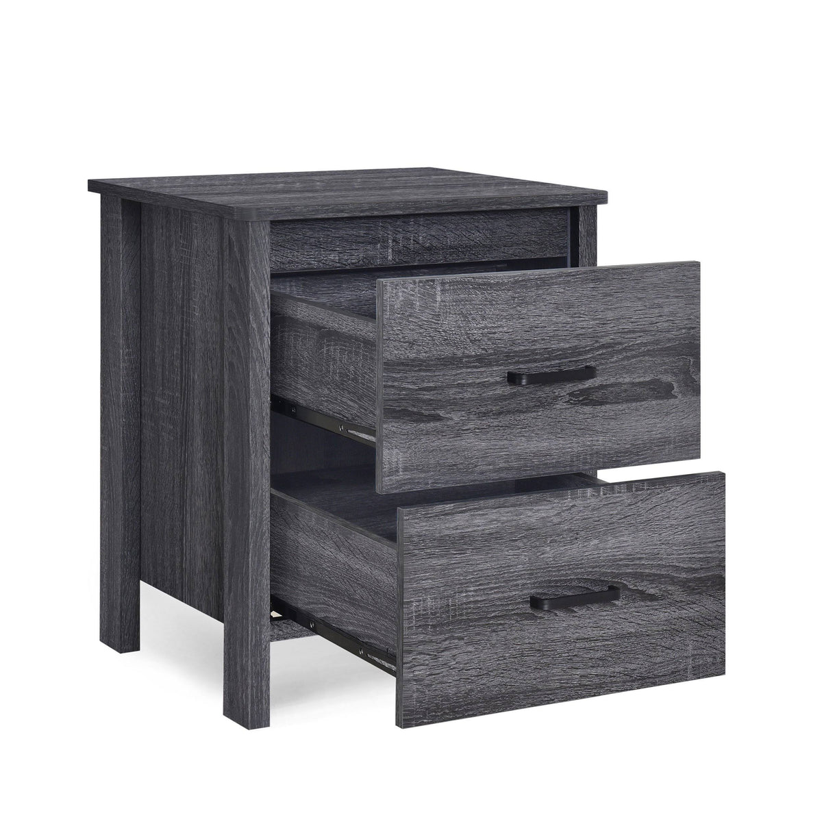 Wenge 2 Drawer Nightstand J816