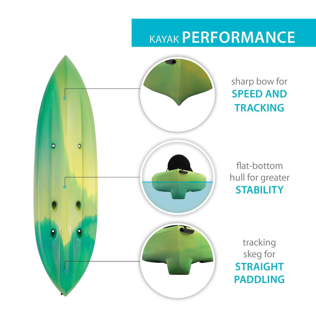 Sit-On-Top Kayak with Paddle I9462