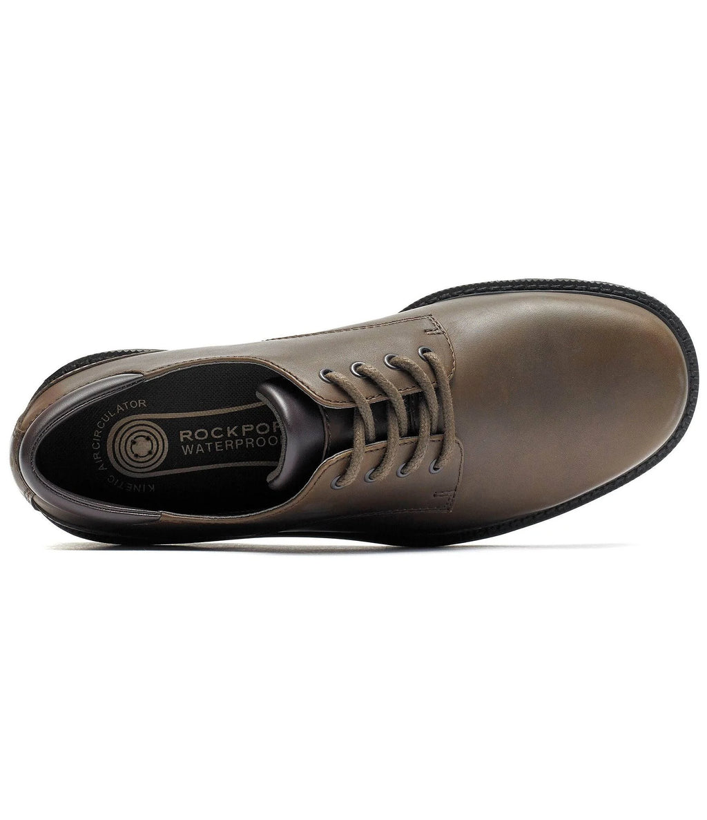 Dark Brown Leather Oxford Shoes C5861