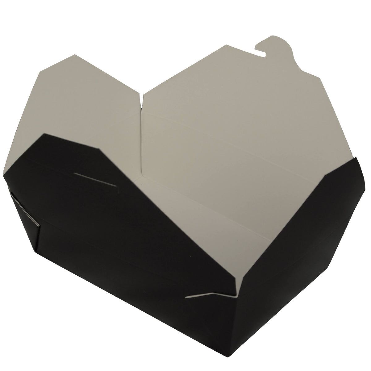 66 oz Black Paper Food Container R256490
