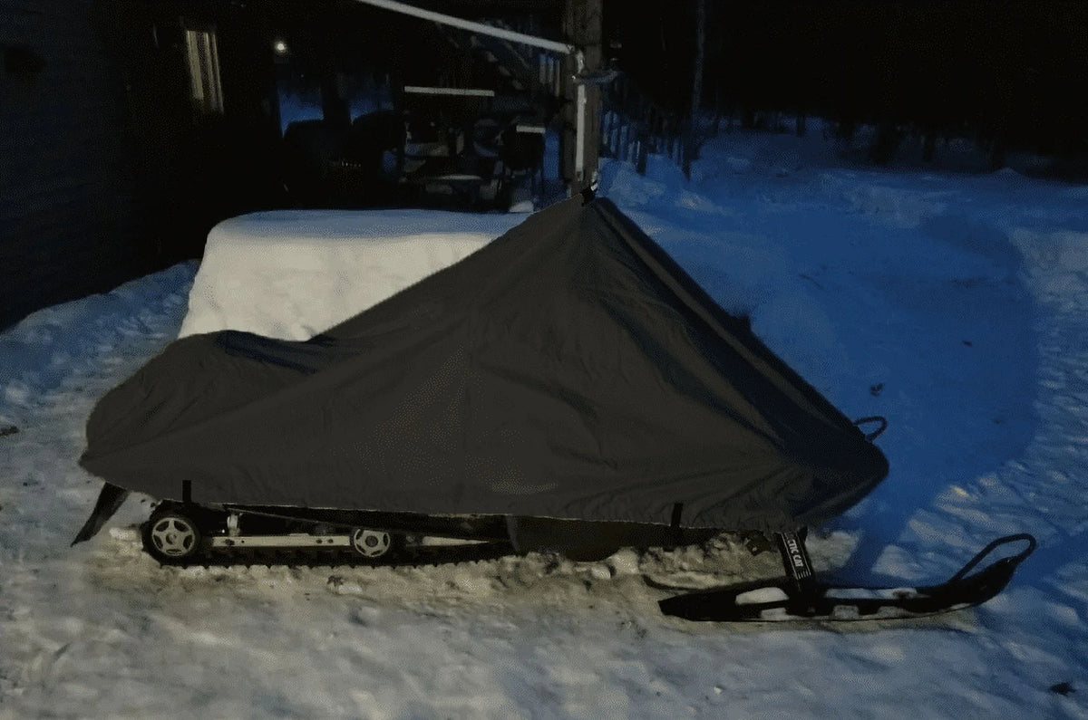200 Denier All Black Snowmobile Cover V278