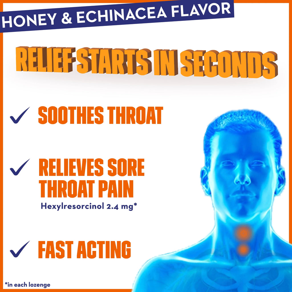 Honey Echinacea Cough Drops 40 Count P31508