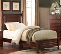 Cherry Twin Panel Bed P4234