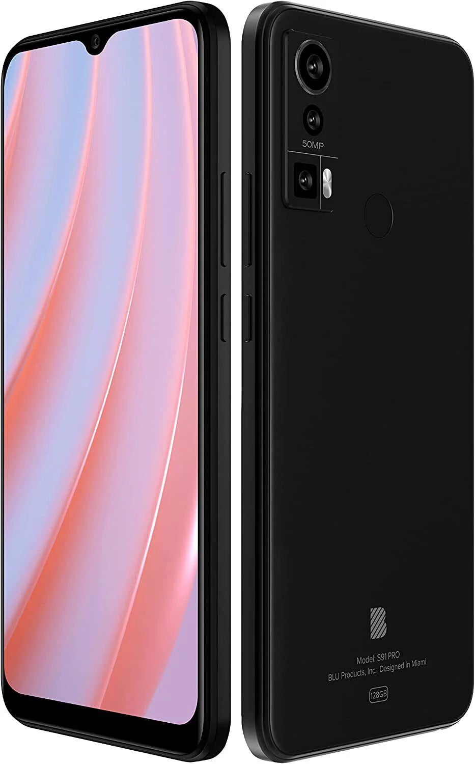 Unlocked 6.5” Full HD+ Display 128/4GB Triple 50MP Camera Black R85561